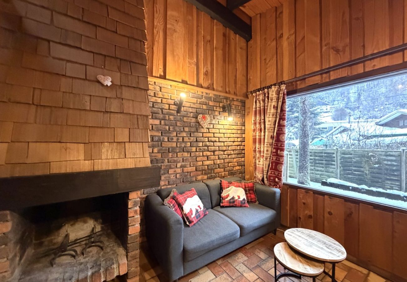 Séjour salon avec cheminée