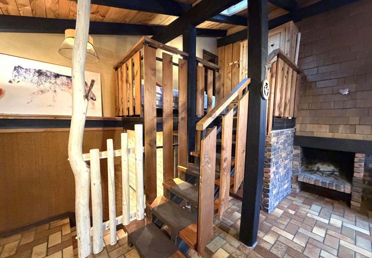 Séjour salon avec cheminée