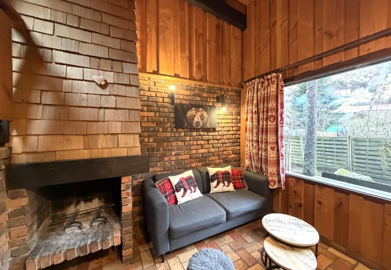 Séjour salon avec cheminée