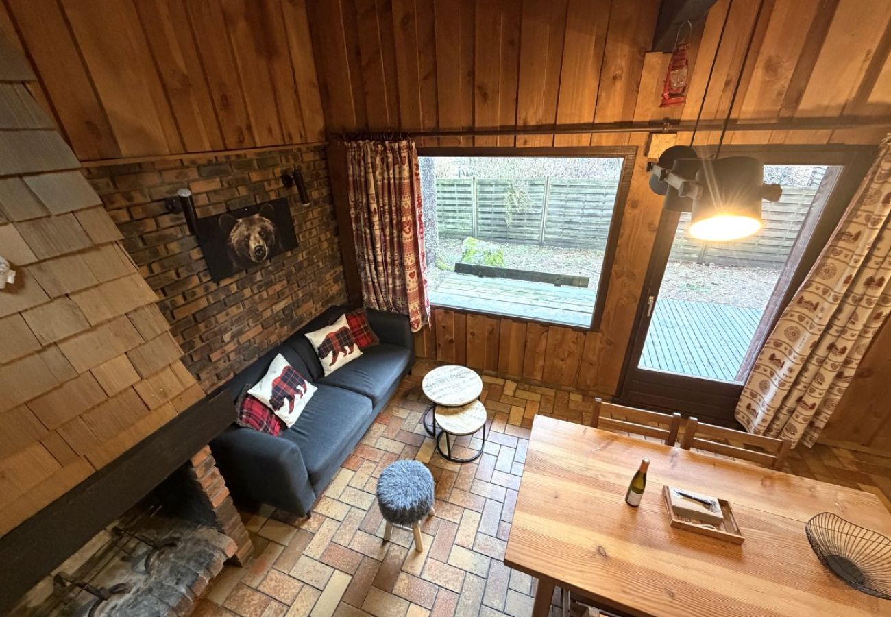 Séjour salon avec cheminée