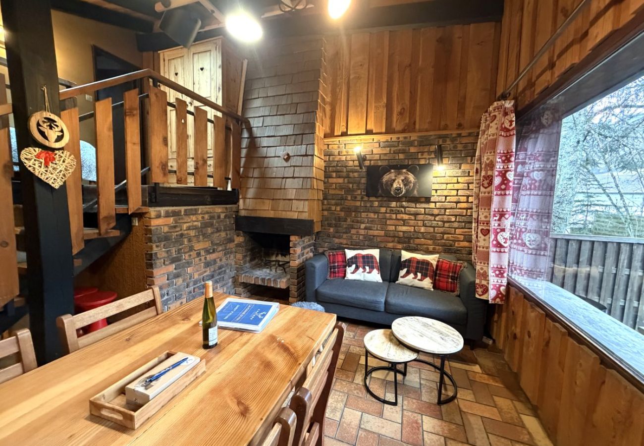 Séjour salon avec cheminée