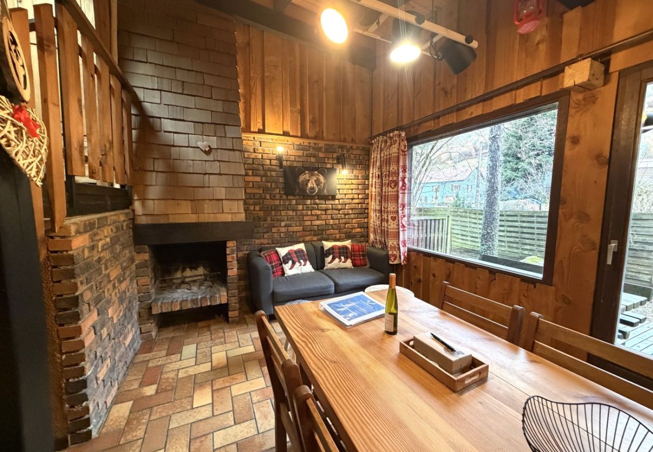 Séjour salon avec cheminée