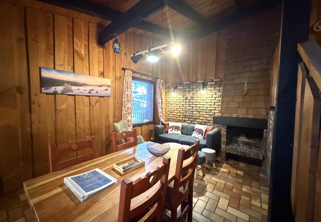 Séjour salon avec cheminée