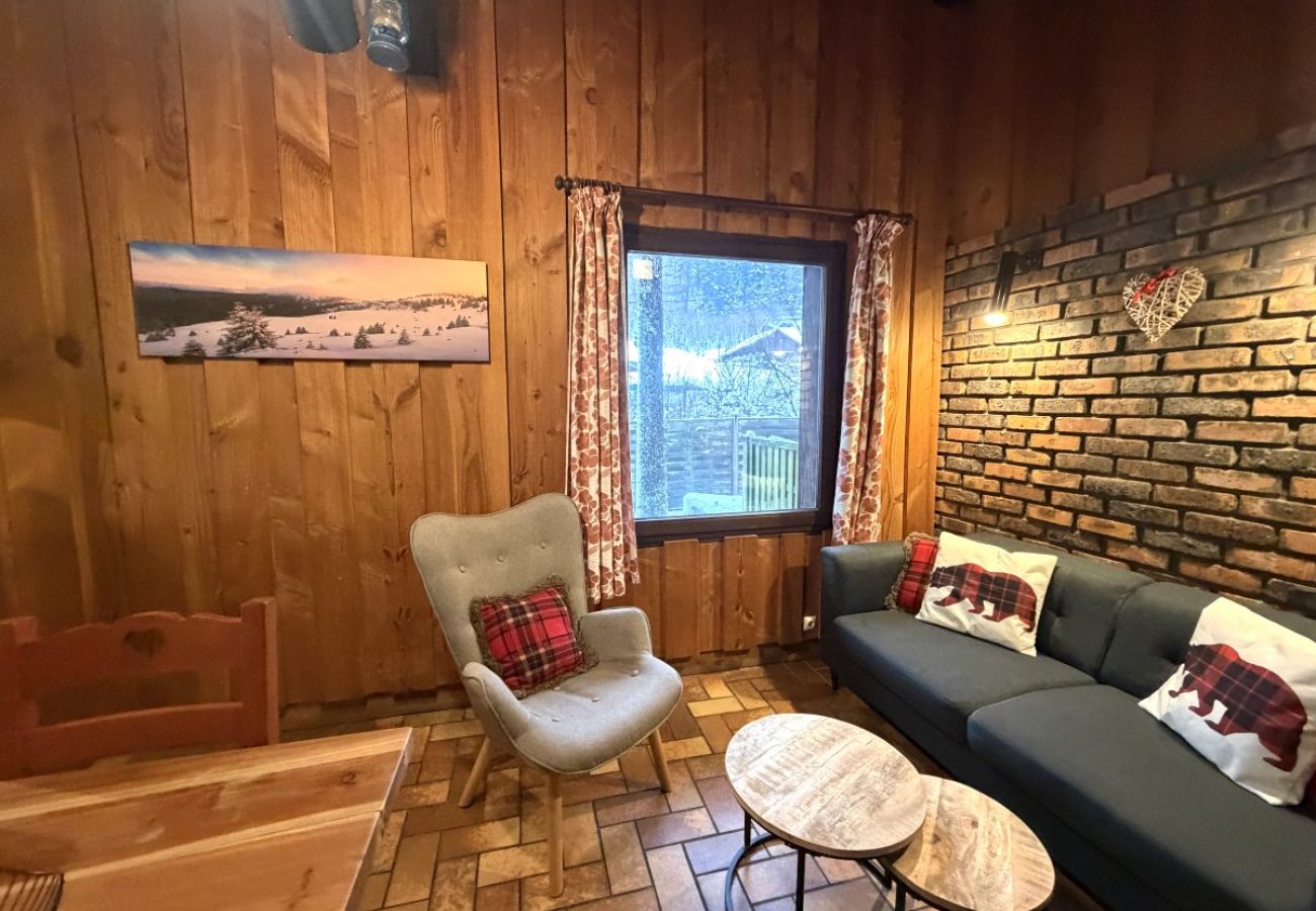 Séjour salon avec cheminée