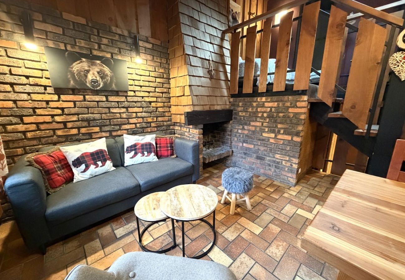 Séjour salon avec cheminée