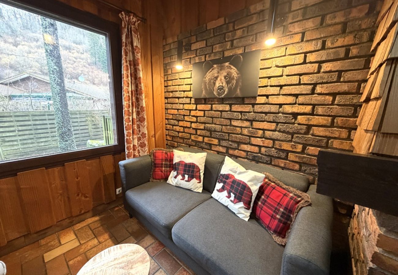 Séjour salon avec cheminée