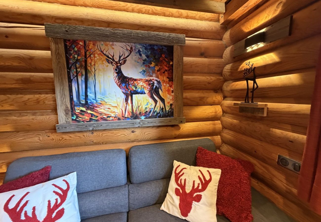 Chalet à La Bresse - LE GRAND CERF  Chalet en rondins avec SPA Jacuzzi