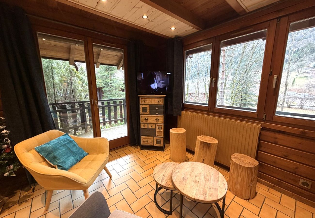 Séjour salon avec cheminée