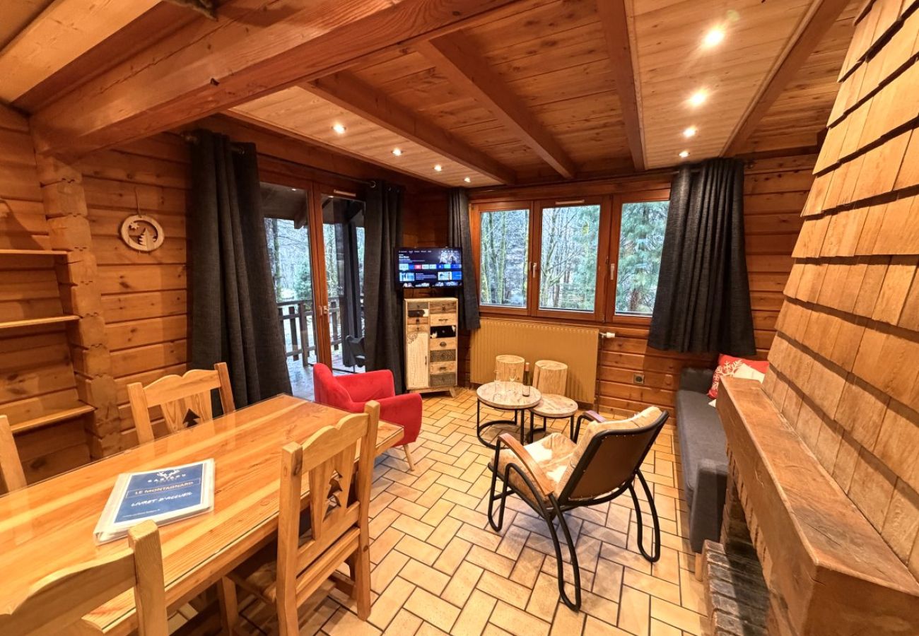 Séjour salon avec cheminée