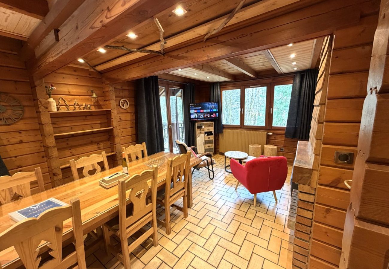 Séjour salon avec cheminée