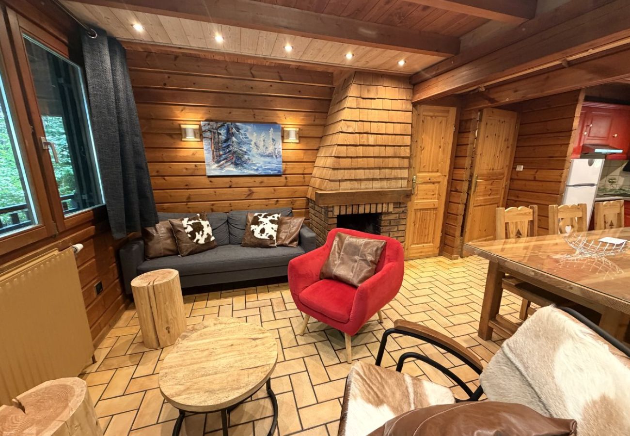 Séjour salon avec cheminée