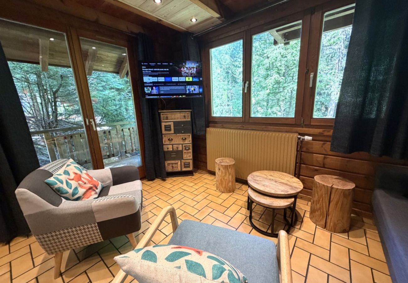 Séjour salon avec cheminée