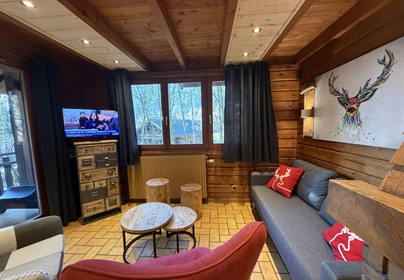 Séjour salon avec cheminée