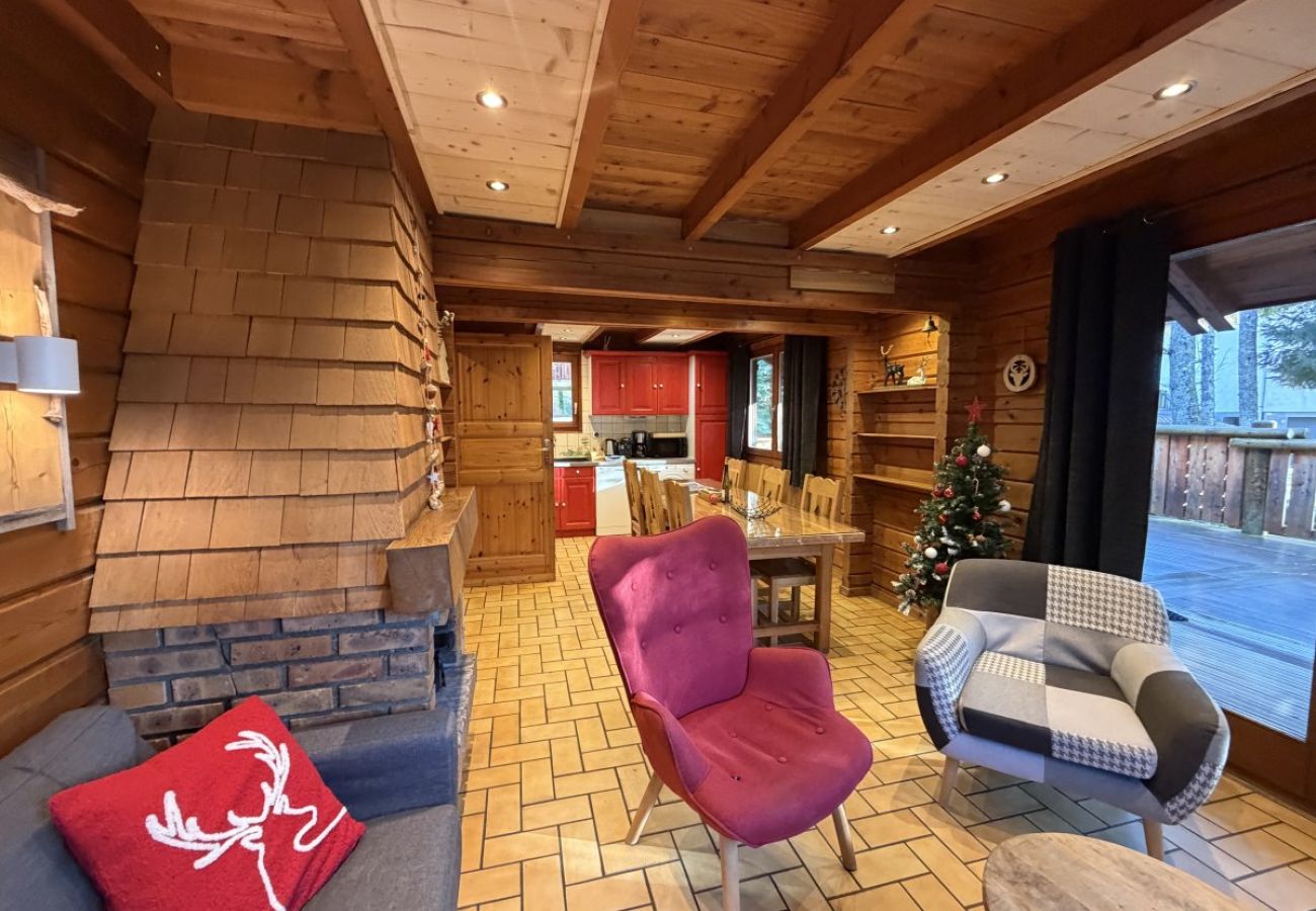 Séjour salon avec cheminée