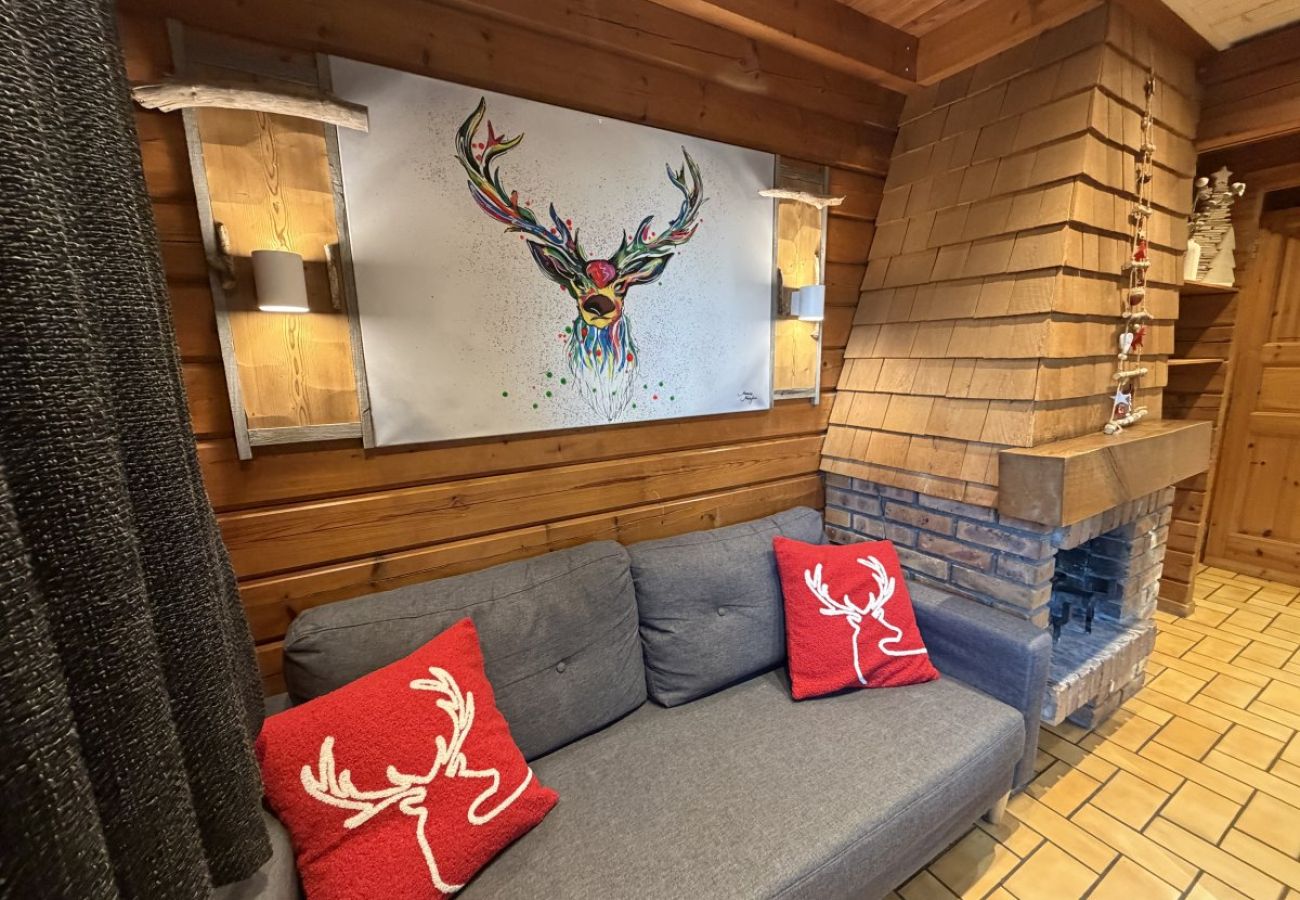 Séjour salon avec cheminée