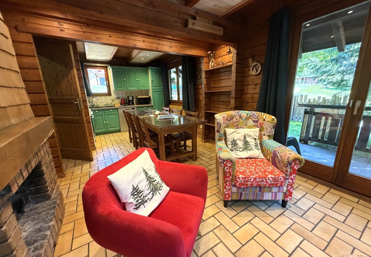 Séjour salon avec cheminée
