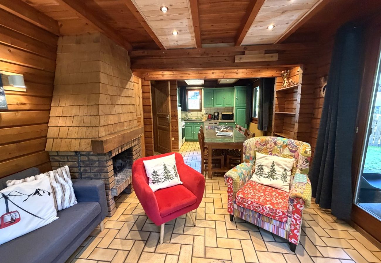 Séjour salon avec cheminée