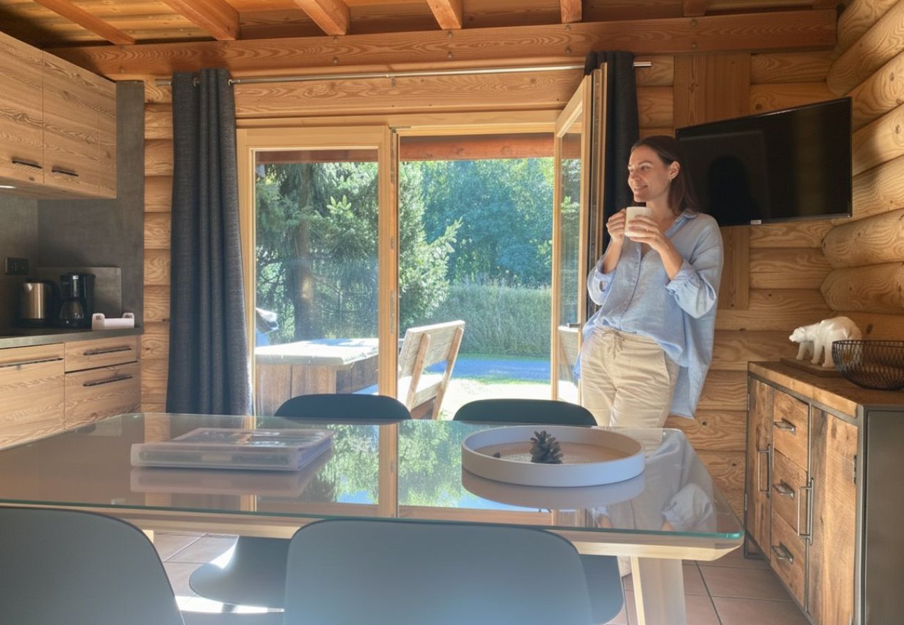 Séjour salon avec cuisine équipée