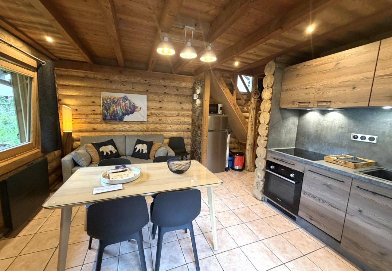 Séjour salon avec cuisine équipée